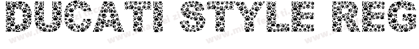 Ducati Style Regular字体转换
